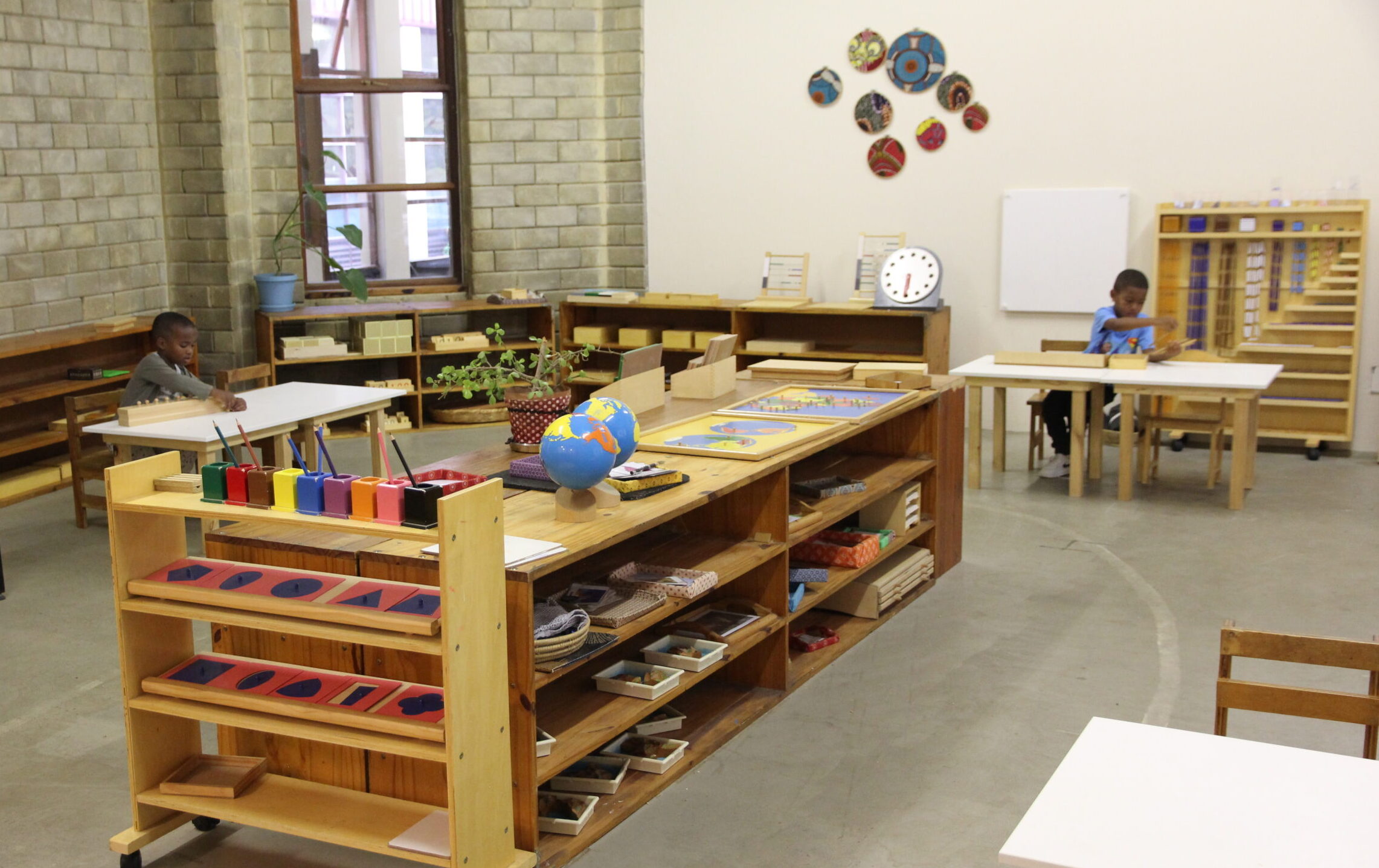 Follow the child: Early Childhood Development inspired by the Montessori way. Prepared environments make for calm learning and learners can exercise choice on what they want to focus on.